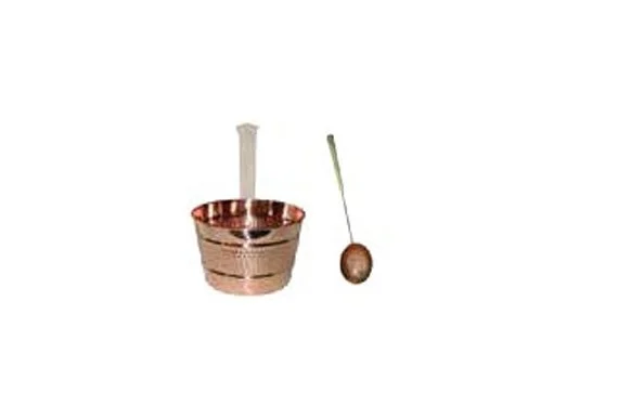 Copper Bucket and Ladle