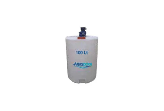 Motorized Mixer with Chemical Canister