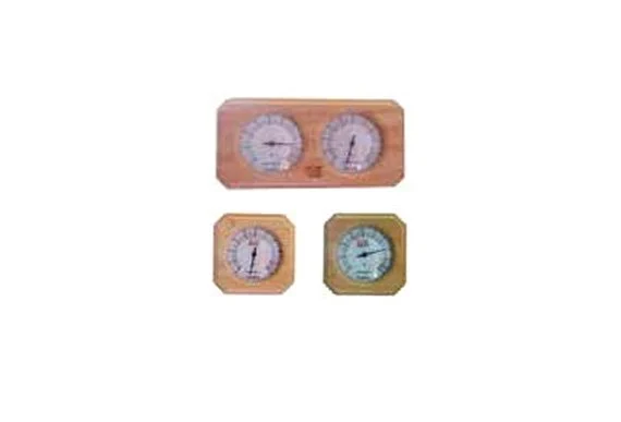 Sauna Wooden Thermometer and Hygrometer