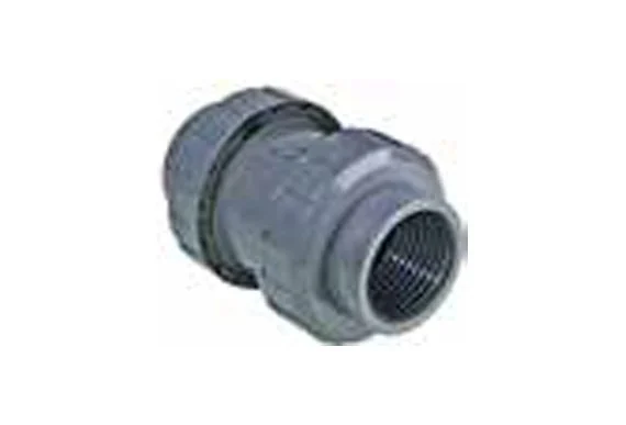 U-PVC Single Side Internal Threaded Spring Check Valve